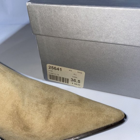 Alluminio Women's Stretch Velour Suede Boots Size 6 Retail $495 - Picture 6 of 8